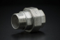 Preview: Stainless Steel Union Coupler Conical - 3/8 Inch / Female Thread x Male Thread