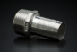 Preview: Stainless Steel Hose Nozzle - 1/2 Inch x 15mm / Male Thread x Hose Nozzle