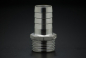 Preview: Stainless Steel Hose Nozzle - 1/2 Inch x 15mm / Male Thread x Hose Nozzle