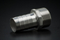 Preview: Stainless Steel Hose Nozzle - 1/2 Inch x 13mm / Male Thread x Hose Nozzle