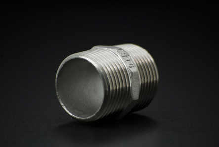 Stainless Steel Nipple - 2 Inch / Male Thread x Male Thread