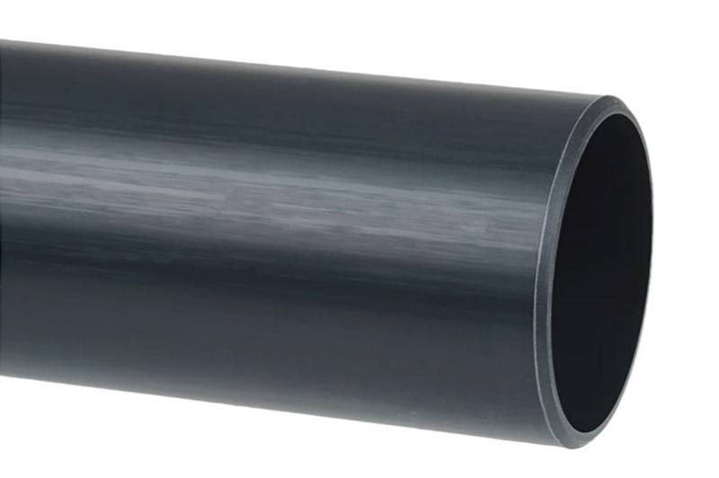 PVC-U Rohr Grau 50mm, 2,76 €