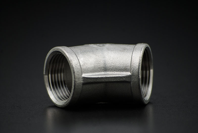 Stainless Steel Elbow 45 Degree - 1/2 Inch / Female Thread x Female Thread